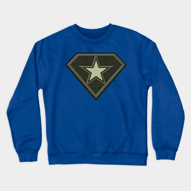 SuperSoldier OD Armor Crewneck Sweatshirt by krisk9k